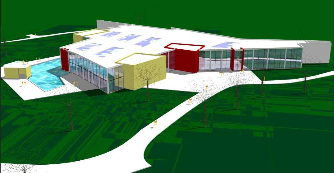 Explore Architectural 3D Drawing of Resort layout plan in DWG Format