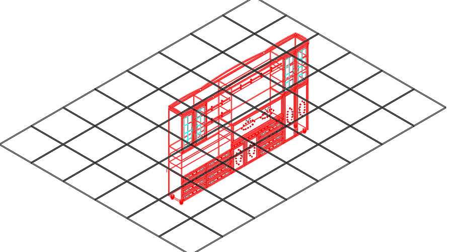 Bar Furniture 3D AutoCAD Model for Lounge Interiors