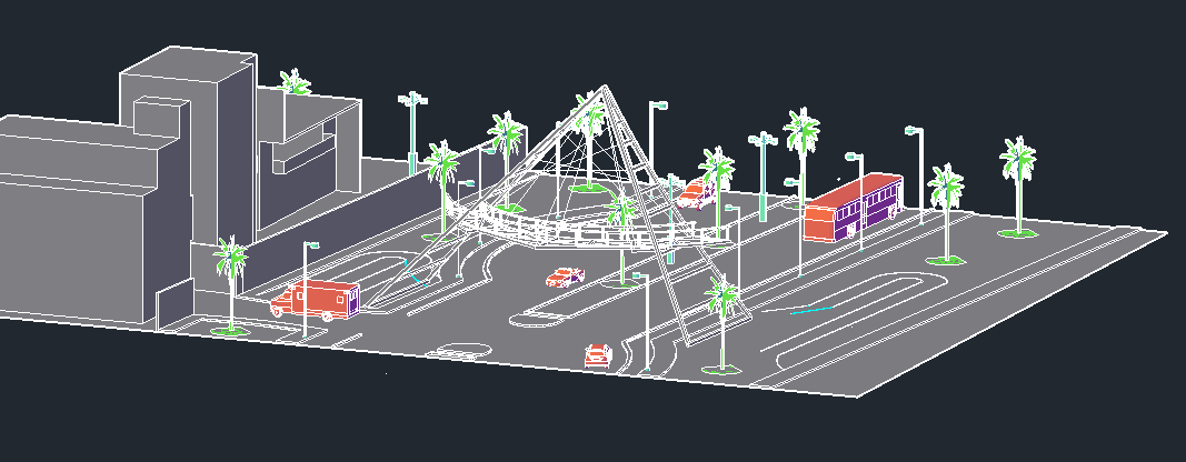 3D view of bridge 