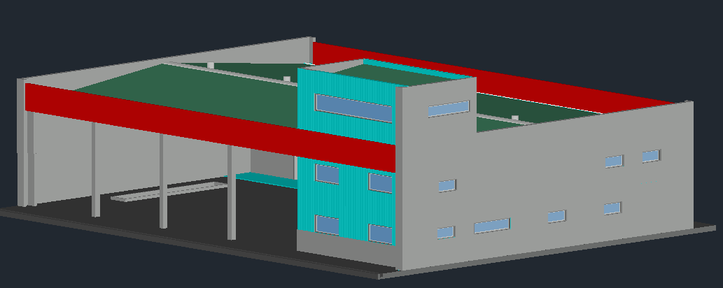 3D view of headquaters 