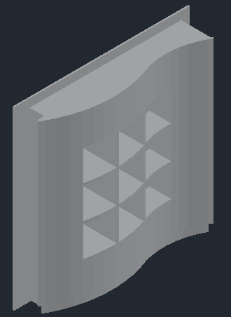3D view of shelf 