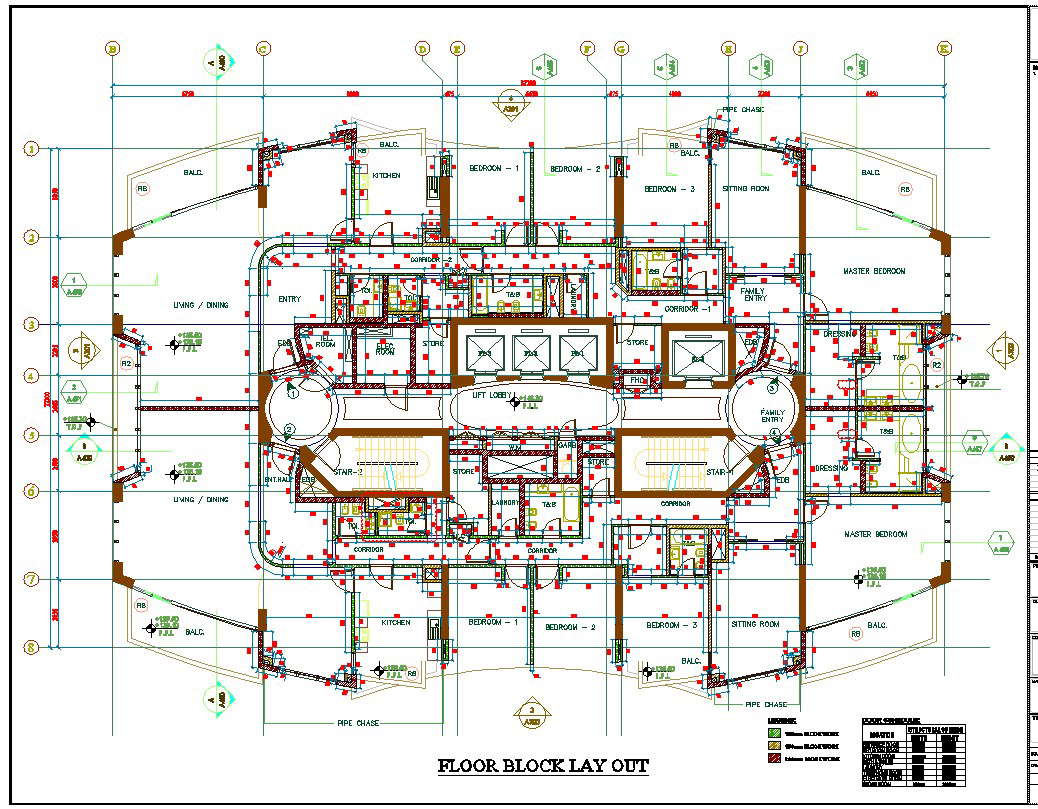 Apartment House Lay-out