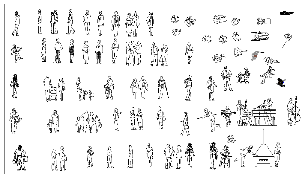Human Cad  Block Design