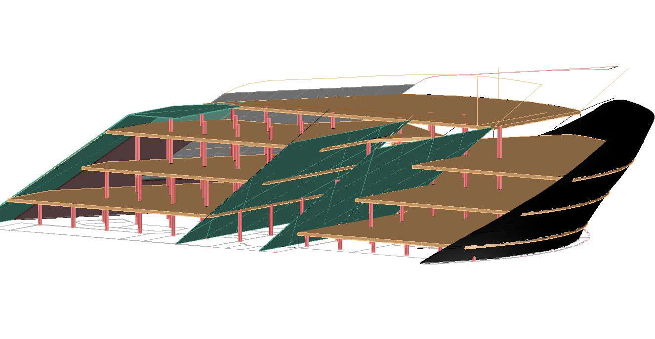 3d Slab And Column AutoCAD File