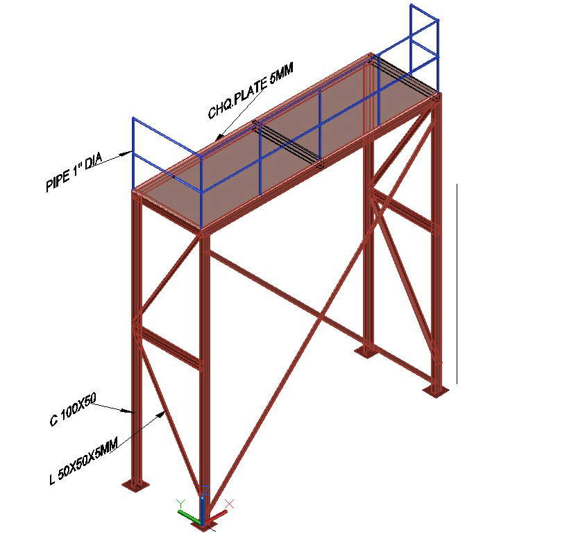3d Steel Formwork DWG File