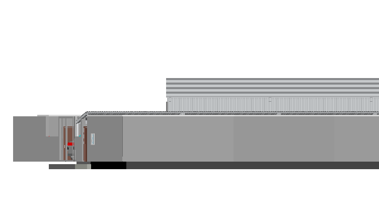 3d design of corporate office building dwg file