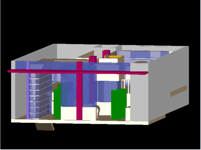 3d design of department store project dwg file