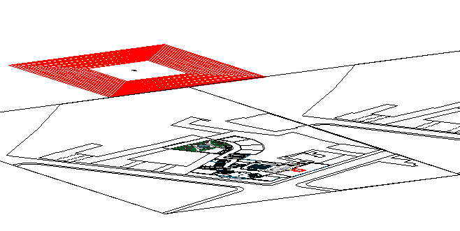 3d design of isometric layout plan of corporate office building dwg file