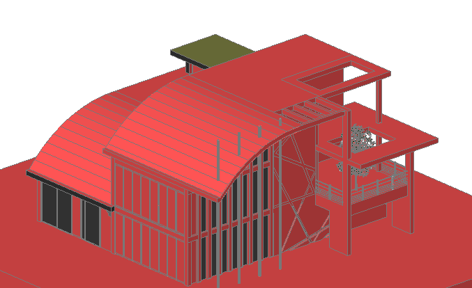 3d elevation of a house