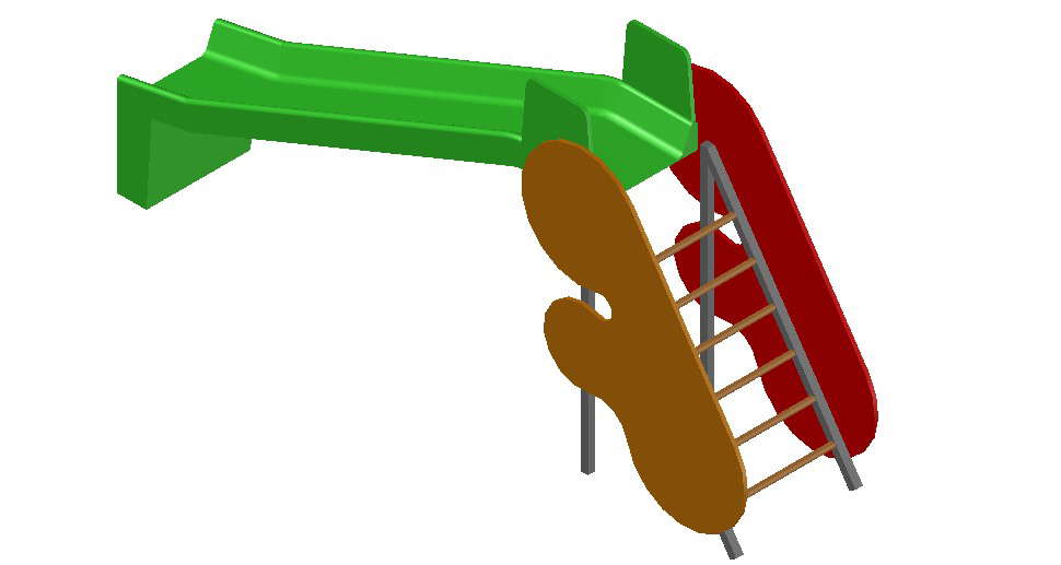 3d model Design of Garden CAD Block