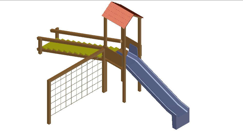 3d model design of Garden AuitoCAD Blocks 