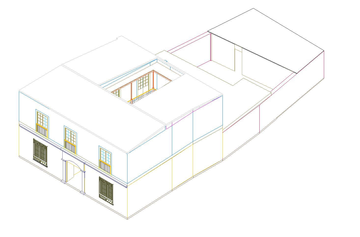 3d of old age home dwg file