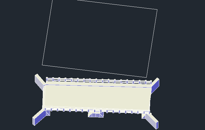 3d view of a bridge 