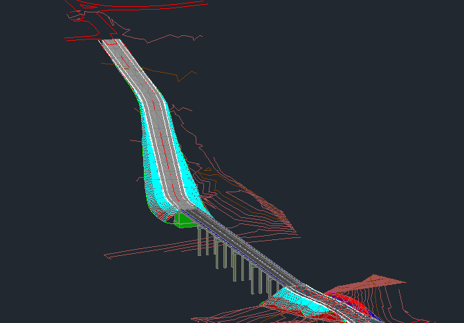3d view of a bridge