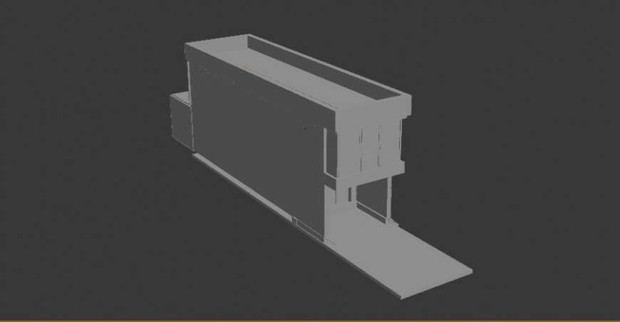 3D max software cafe area 3d