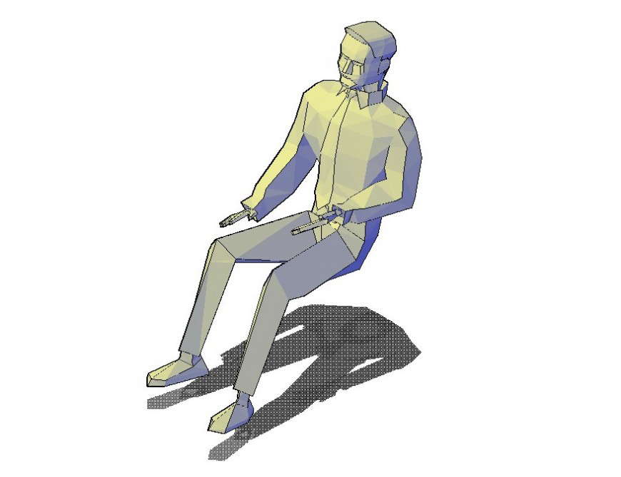 3d Person in dwg file