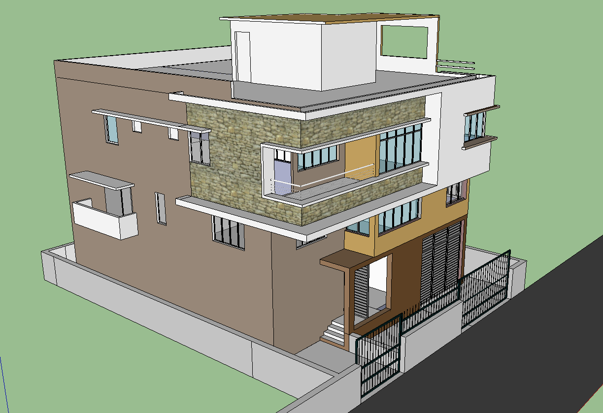 Modern 3D Residence Villa Design for Luxury Living