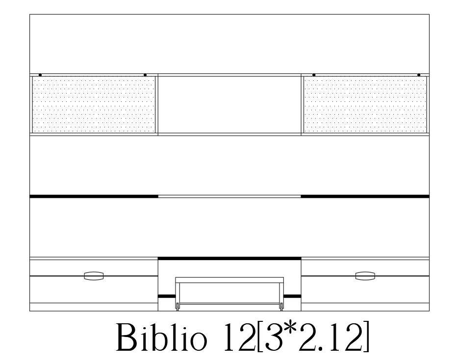 3x2m library book rack plan is given in this Autocad drawing file.Download the Autocad model.