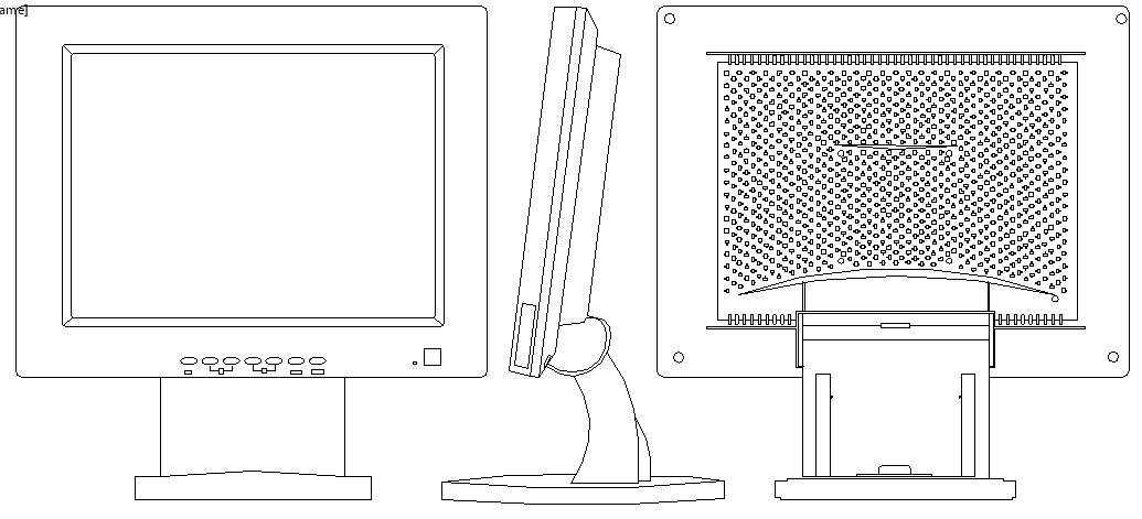 Flat Panel Computer Monitor