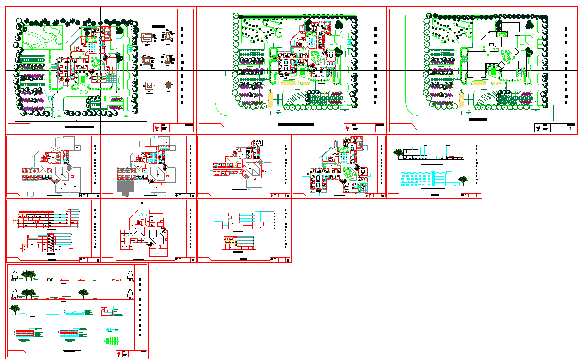 Eye Hospital Plan design