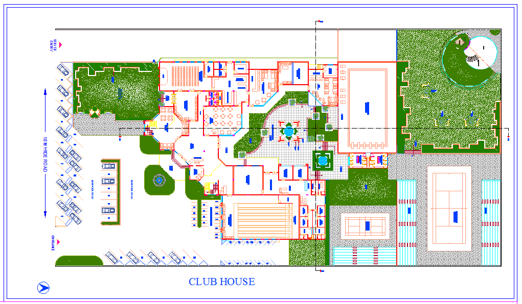 Club House DWG file