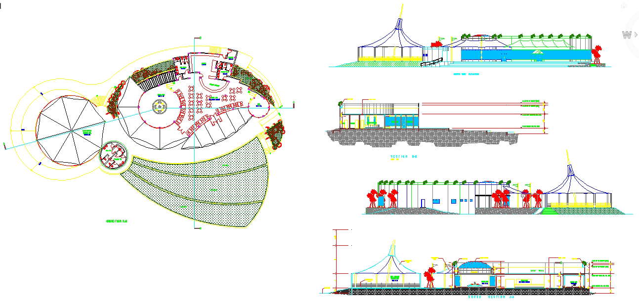 Restaurant plan project file