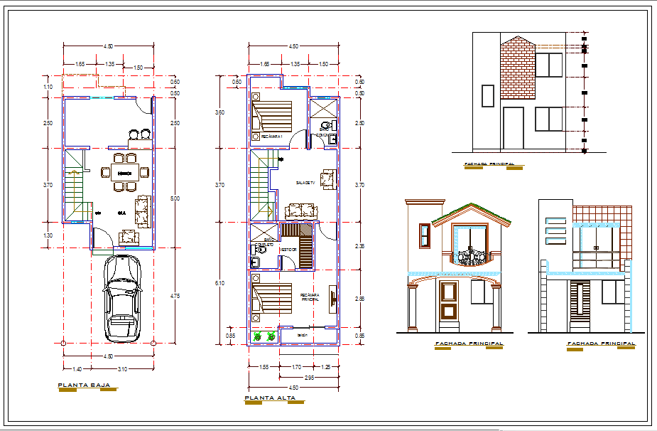 Duplex House Plan 