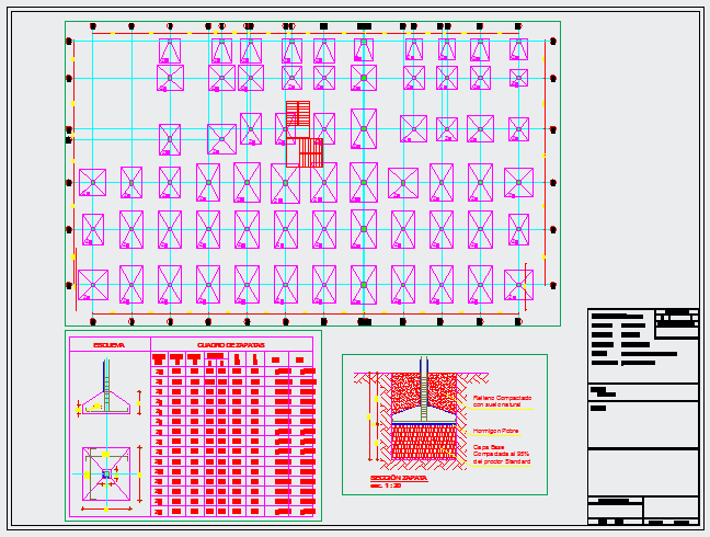 Foundation detail drawing