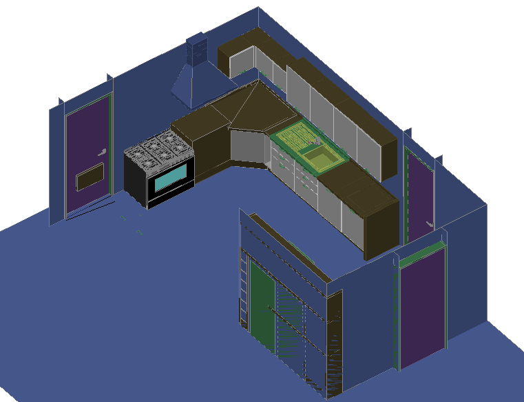 3D kitchen Design