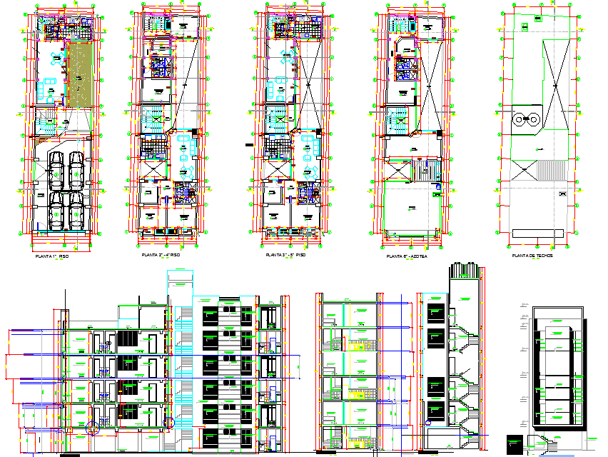 5 Level Apartment project Detail