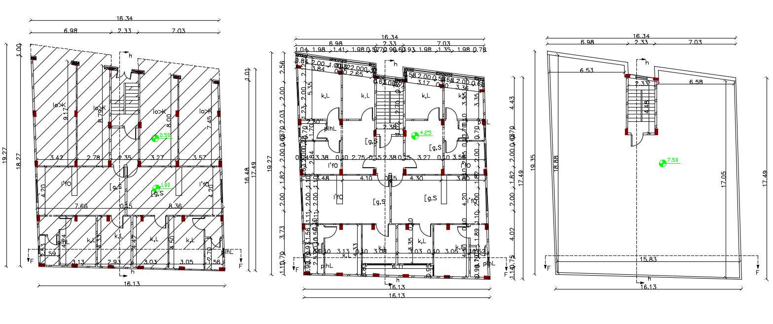 52 By 62 Feet Hotel Bedrooms Floor Plan Design