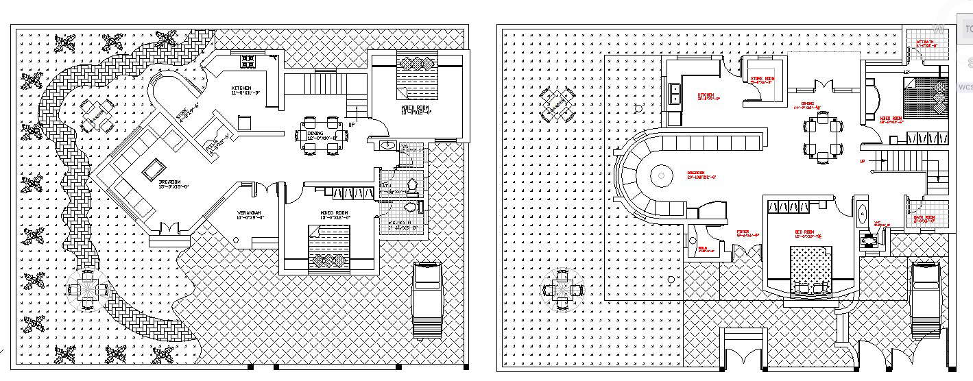Bungalows Lay-out detail