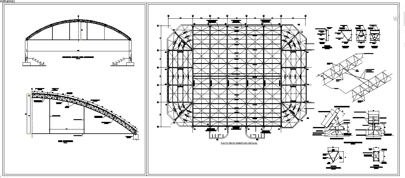 Metal Structure Arc Roof Design