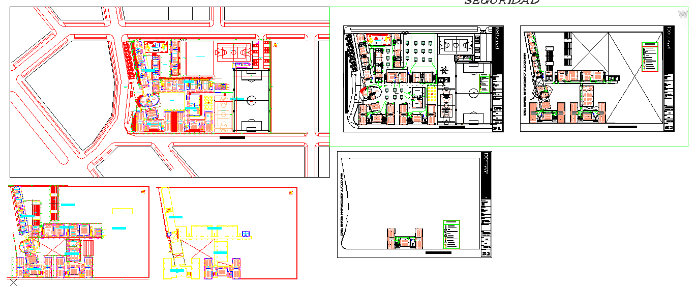 Collage Design lay-out plan