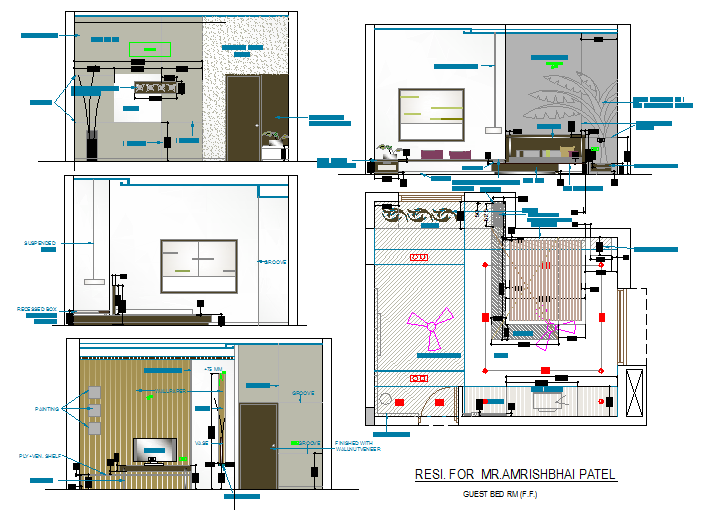 Interior Bed Room Design