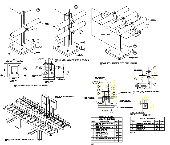 Piping And Structure Detail