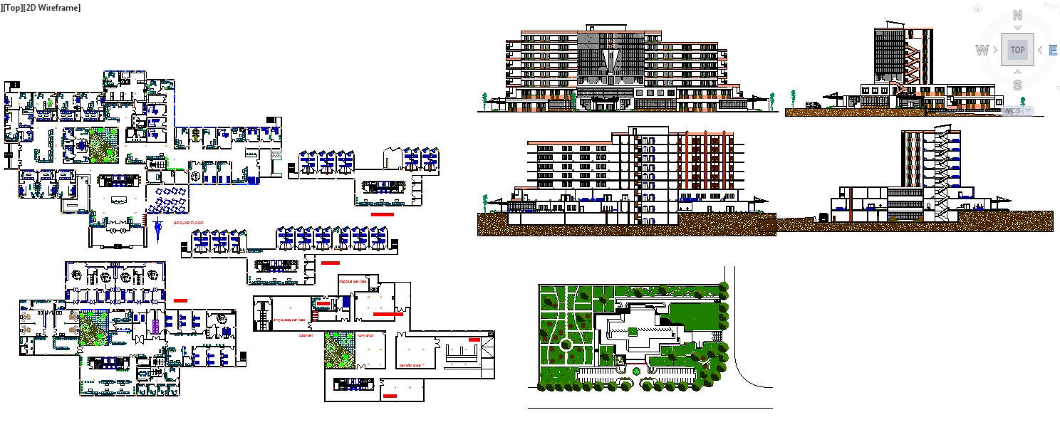 General Hospital 120 beds Storeys