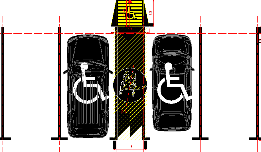 Car Parking cad drawing is given in this cad file. Download this cad file now.