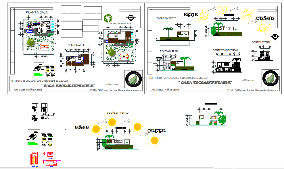 House Design project DWG