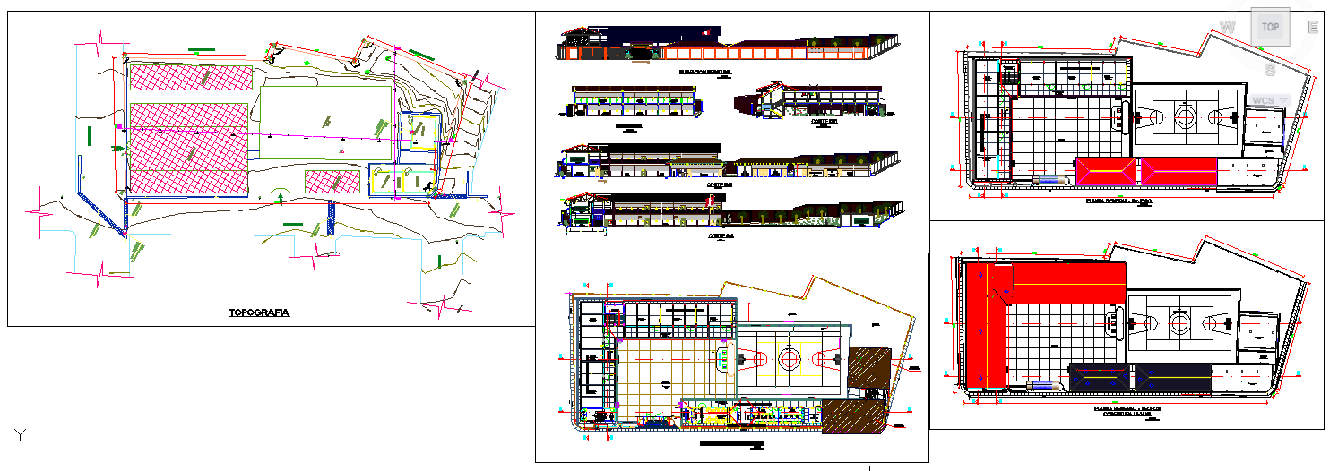 School-Sport Ground plan