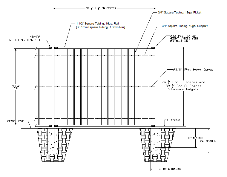 Steel Fence  Design