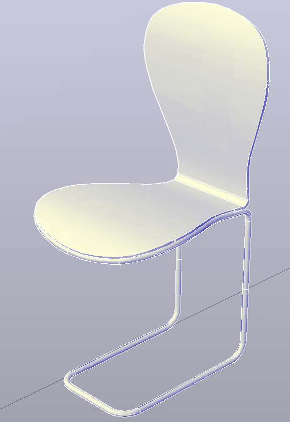 3D chair block