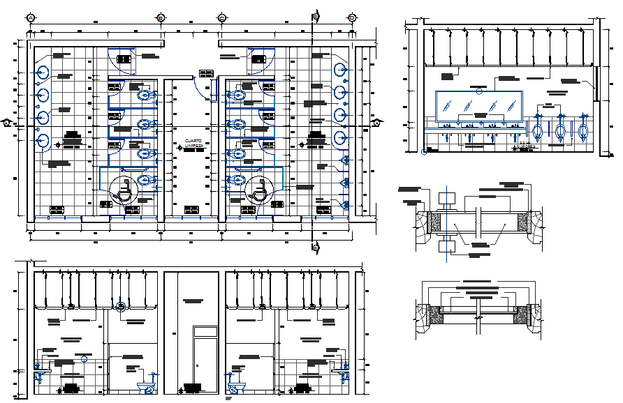Rest Rooms Detail  plan