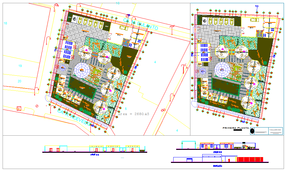 Initial Centre plan