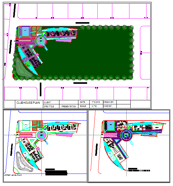 Club House detail plan