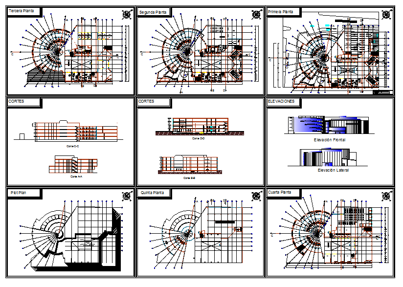 Round Design Commercial centre