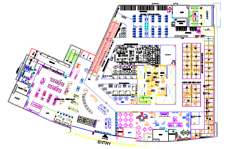 Shopping mall Lay-out
