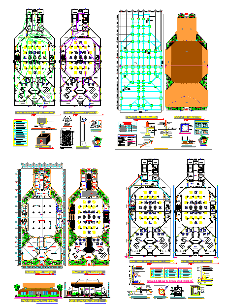 Restaurant lay-out plan