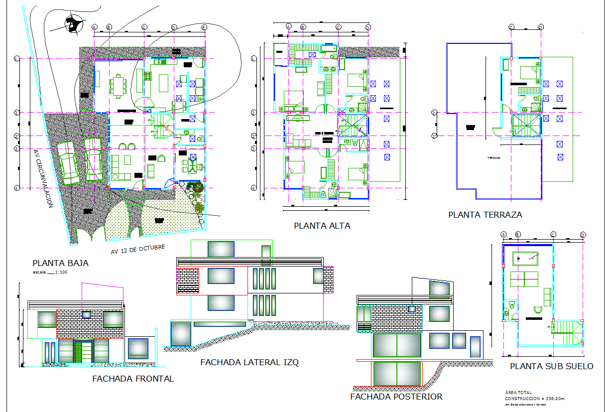 Home with furniture design 
