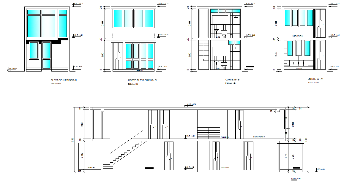 Duple house Elevation